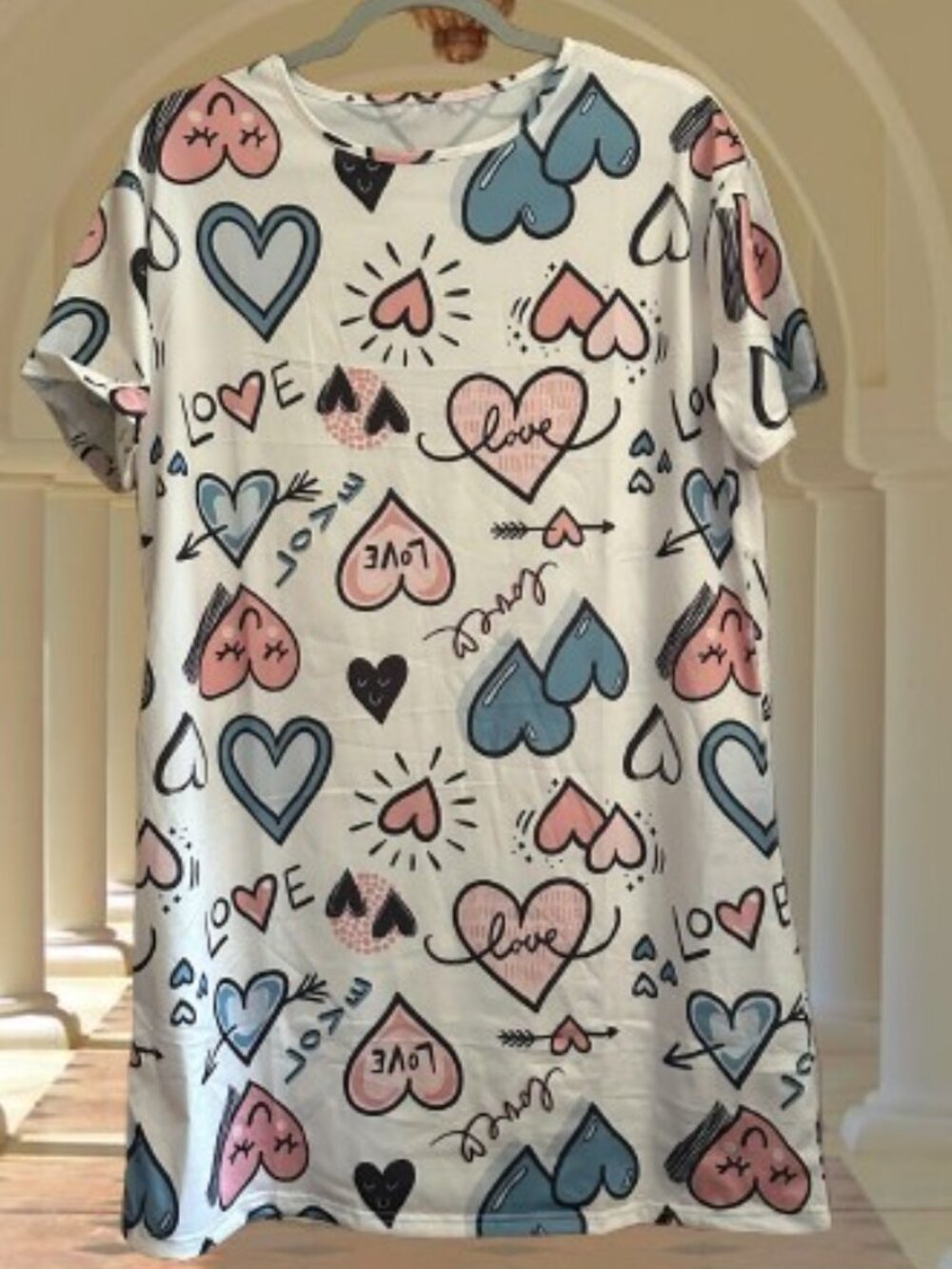 New Love Sleepshirt/Gown L
